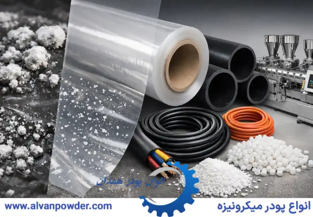 اندازه ذرات کربنات کلسیم