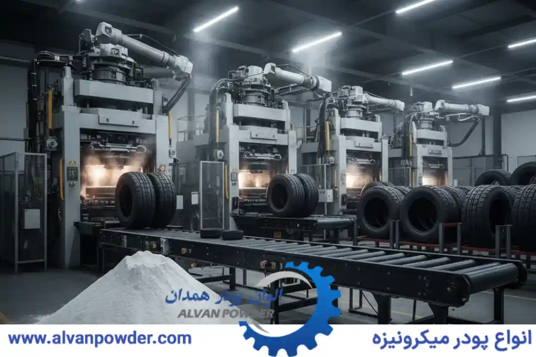 فروش پودر کربنات کلسیم مخصوص لاستیک