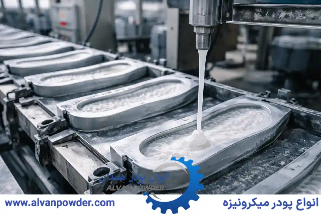 نقش کربنات کلسیم در زیره های کفش سازی چیست؟