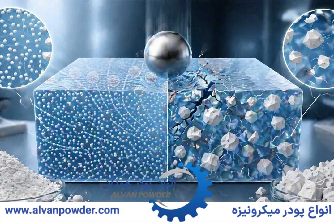 مکانیزم ساده نقش کربنات کلسیم در افزایش مقاومت ضربه ای