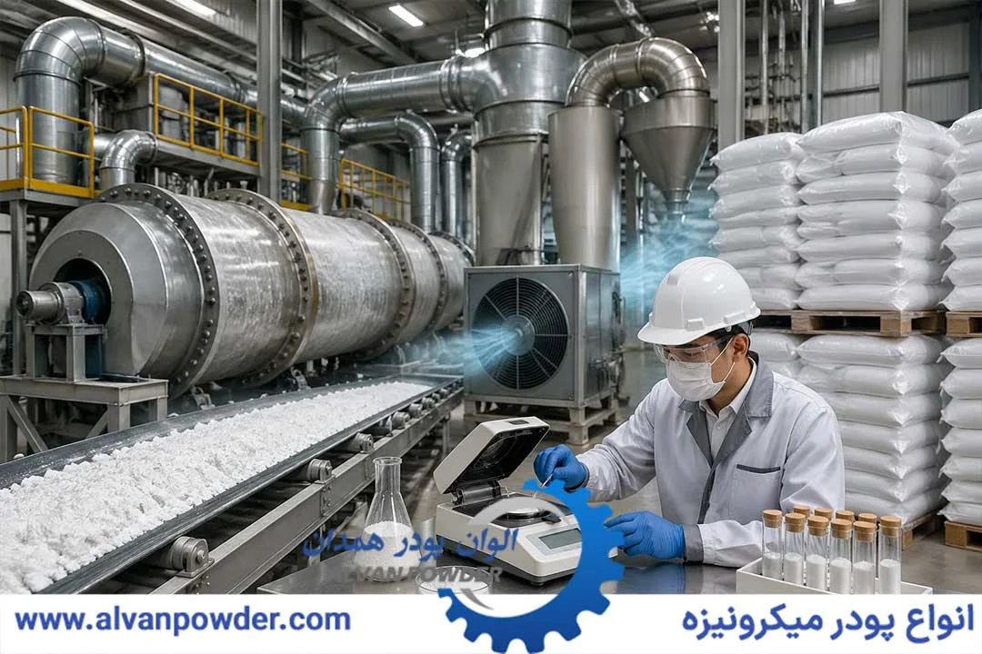 روش های کنترل رطوبت در کربنات کلسیم
