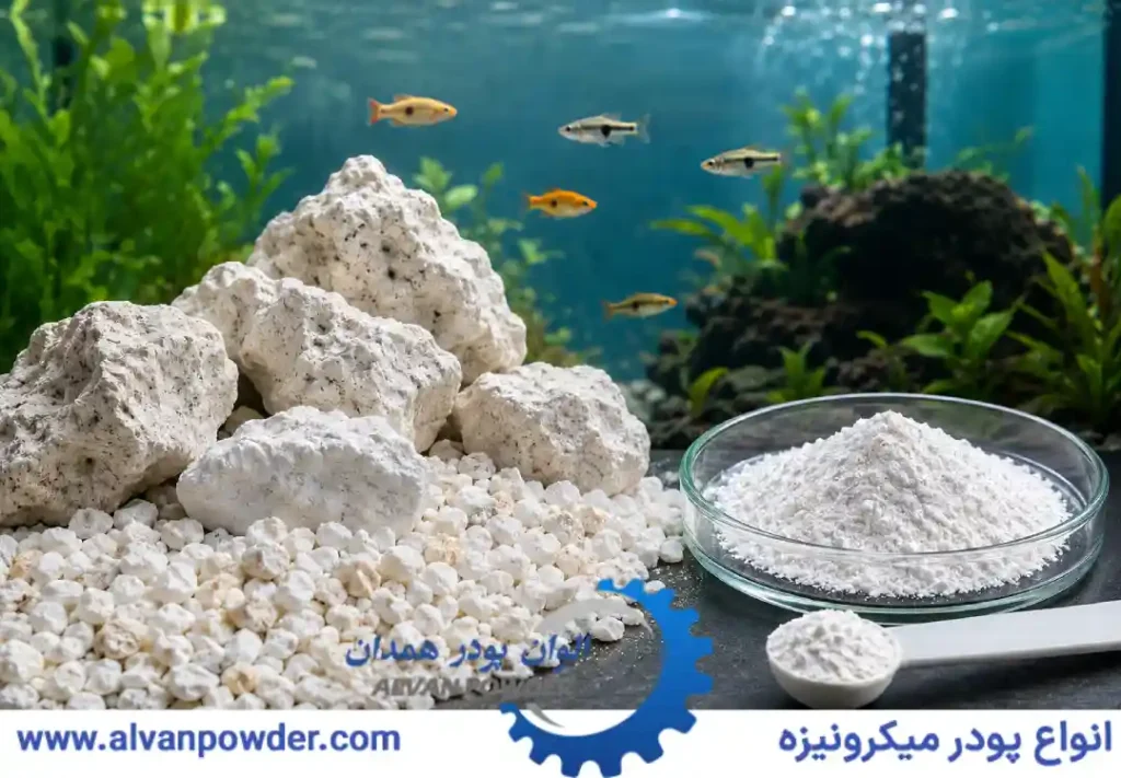 کربنات کلسیم برای آکواریوم