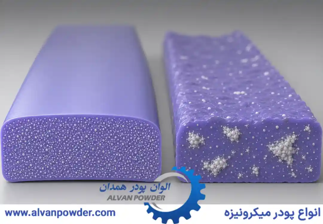 پراکندگی کربنات کلسیم در اکستروژن دقیقا چه معنایی دارد؟