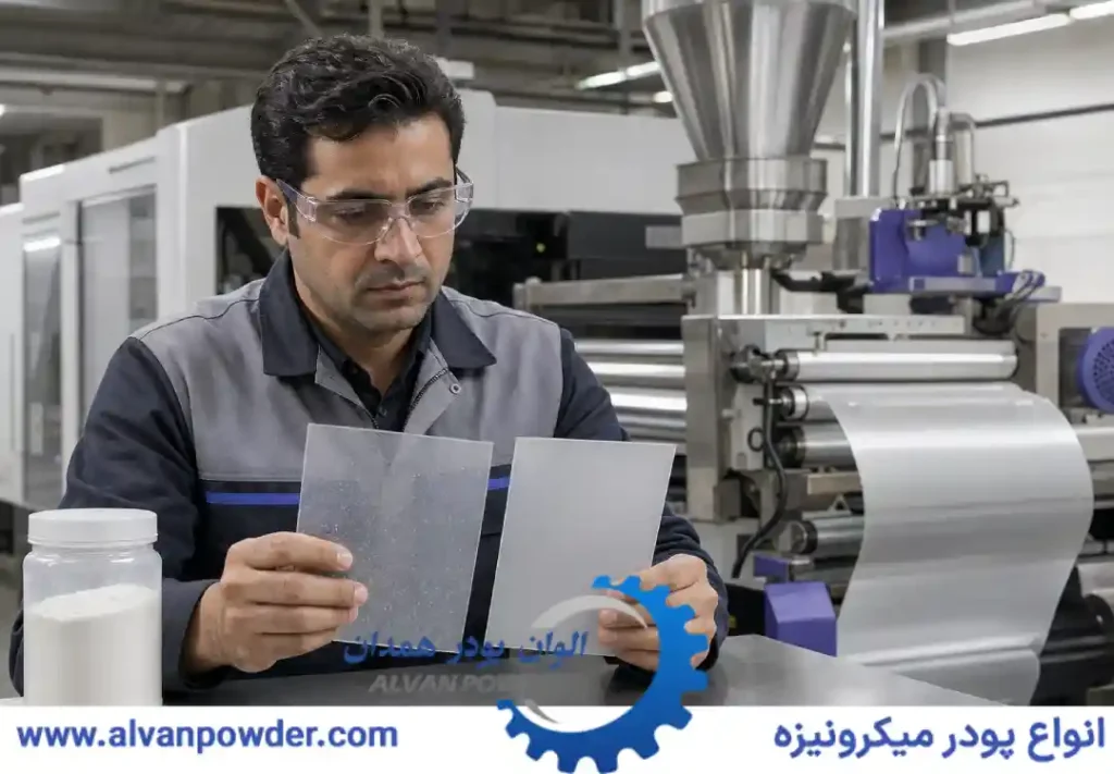 پراکندگی کربنات کلسیم در اکستروژن