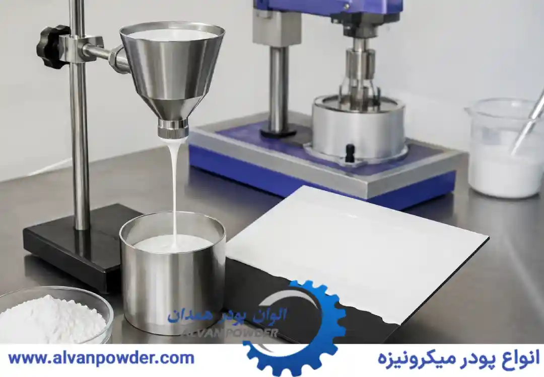 رابطه جذب روغن کربنات کلسیم با ویسکوزیته چگونه است؟